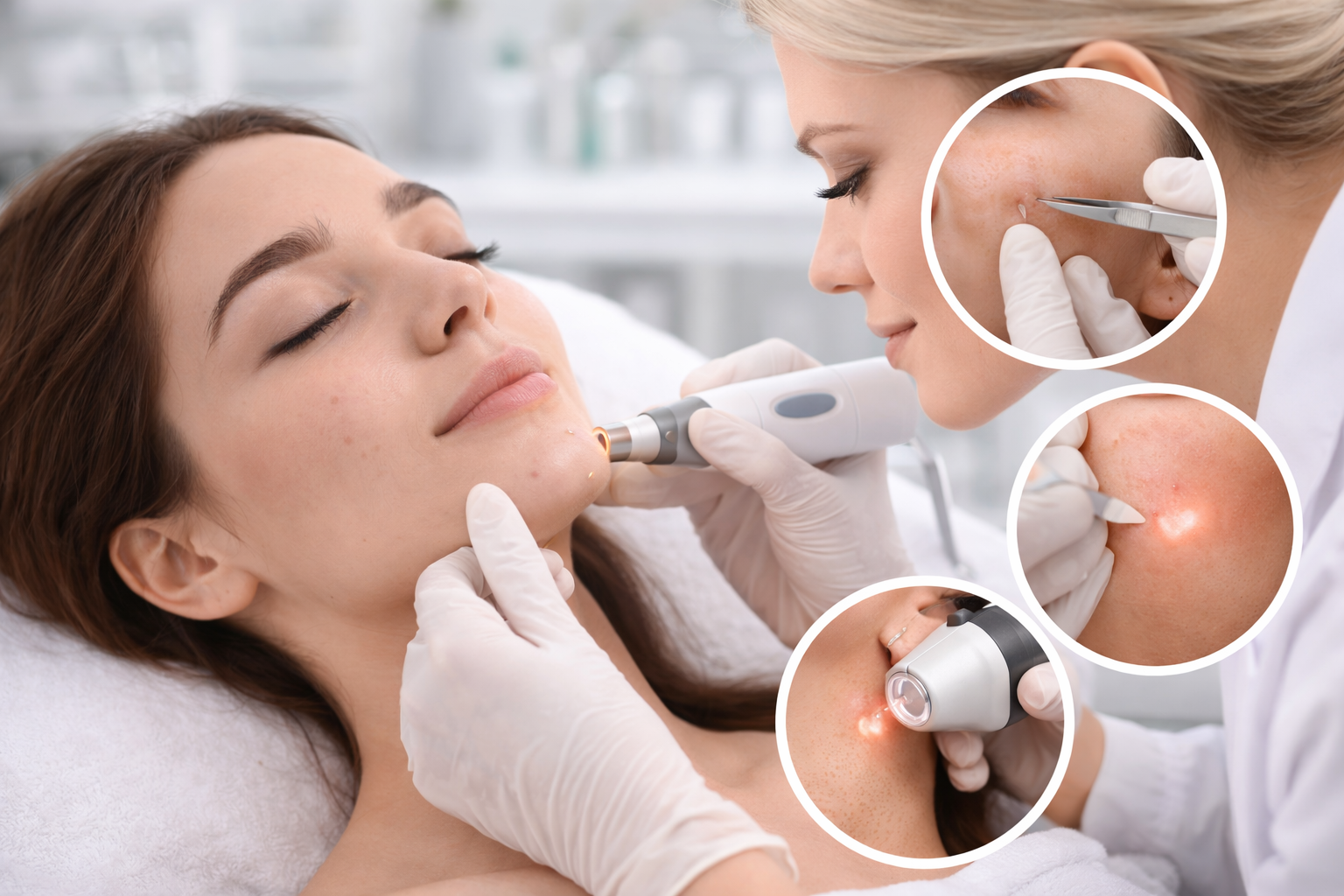 Blemish removal example