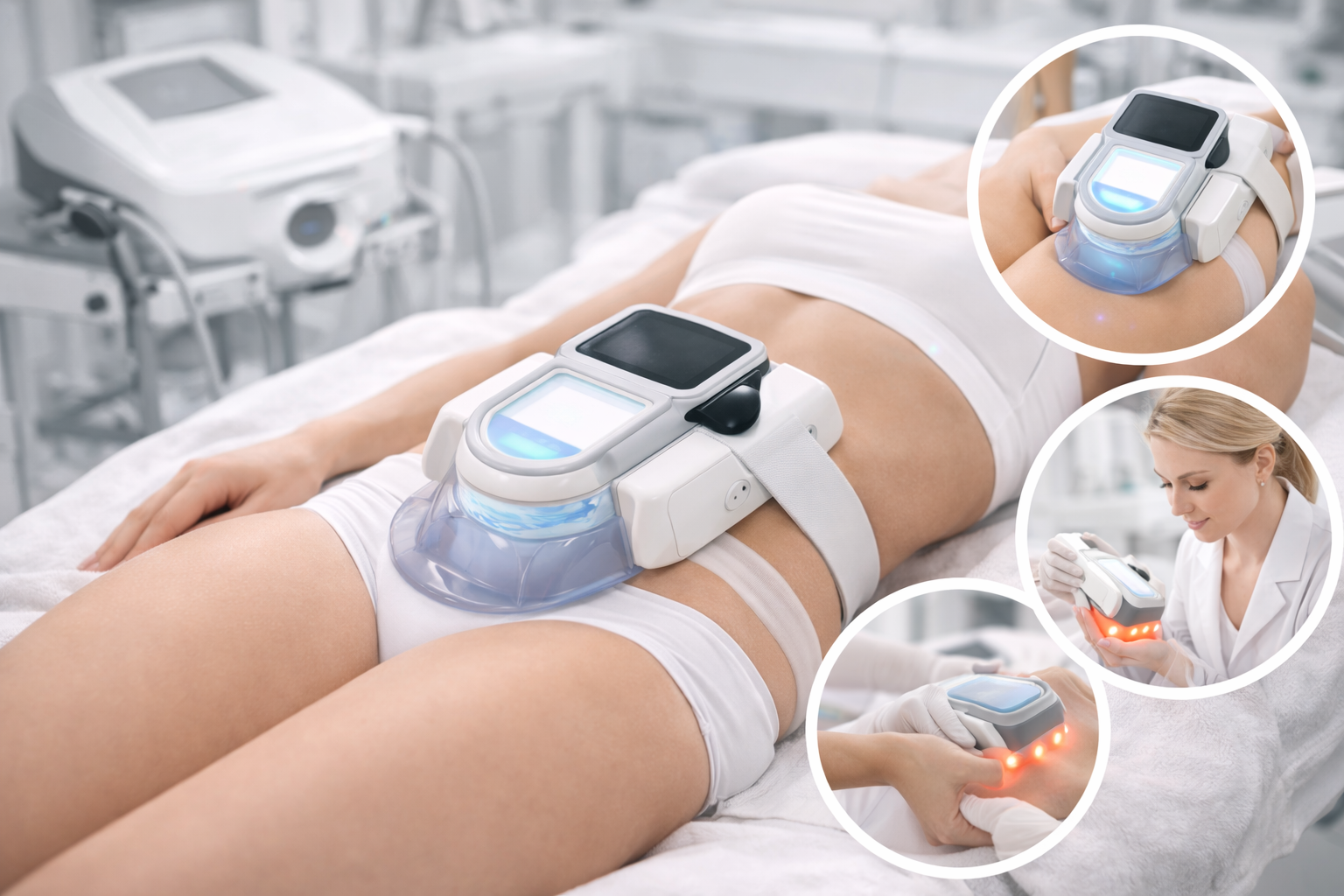 Cryolipolysis treatment example